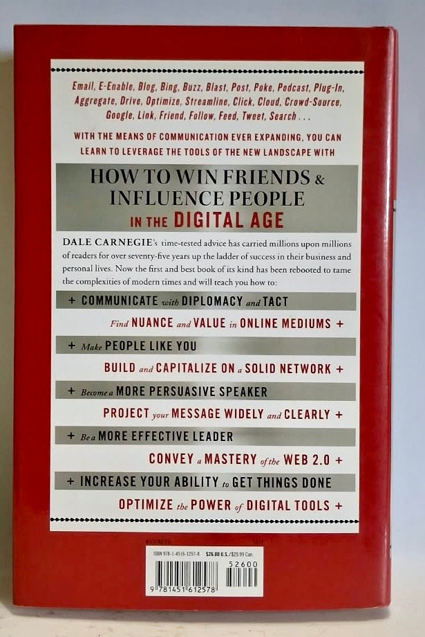 Carnegie, Dale - HOW TO WIN FRIENDS & INFLUENCE PEOPLE IN THE DIGITAL AGE