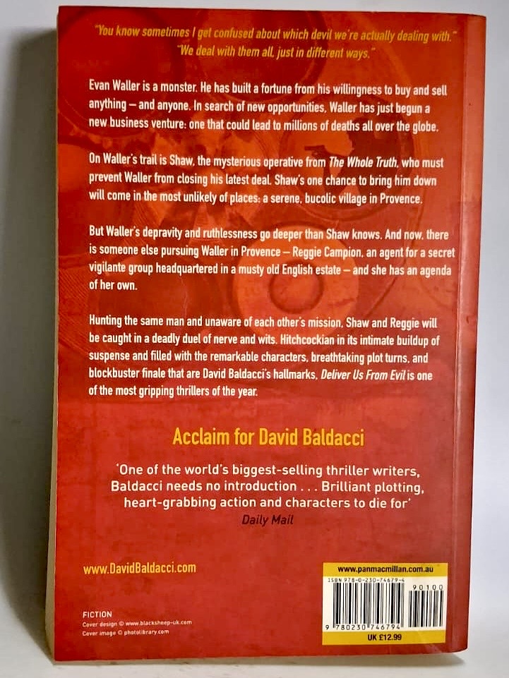 Baldacci, David - DELIVER US FROM EVIL