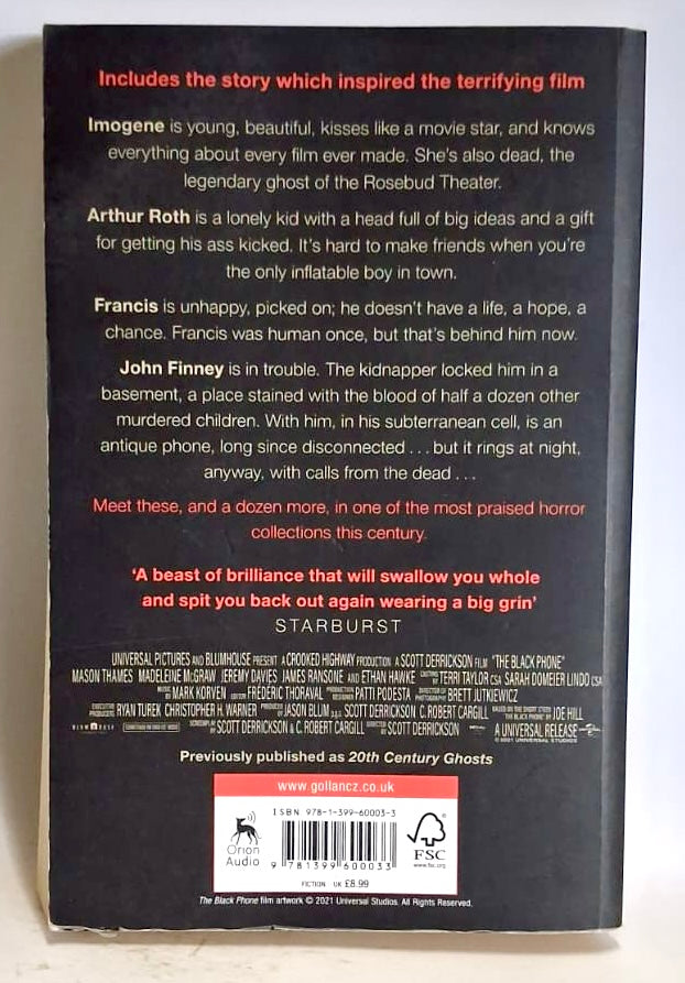 Hill, Joe - THE BLACK PHONE AND OTHER STORIES