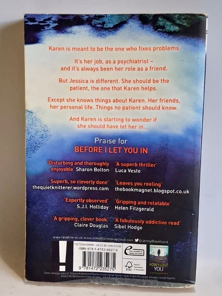 Blackhurst, Jenny - BEFORE I LET YOU IN