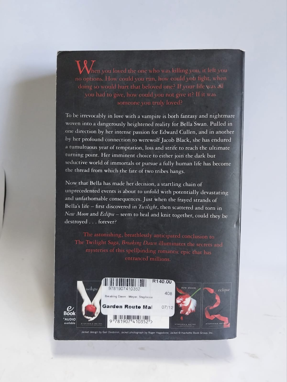 Meyer, Stephenie - BREAKING DAWN