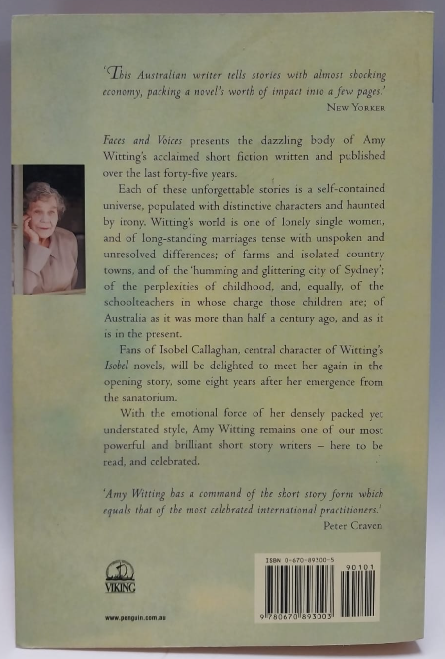 Witting, Amy - FACES AND VOICES