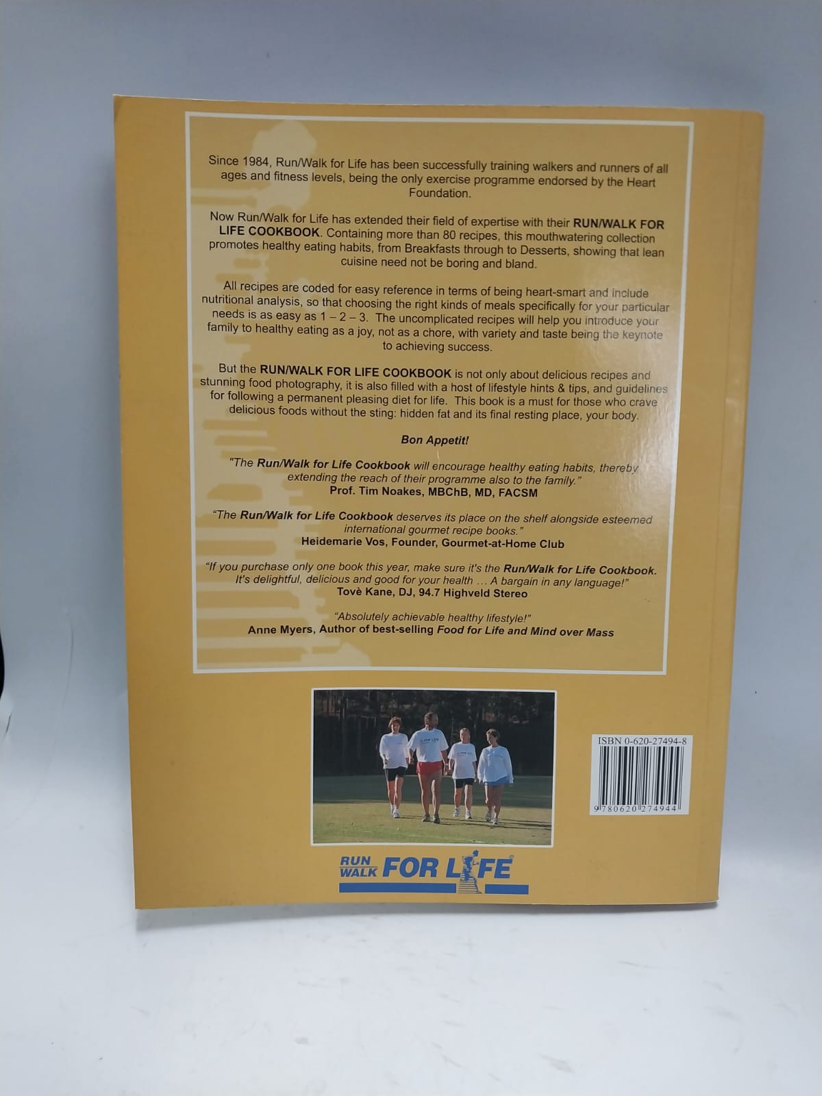 RUN/WALK FOR LIFE COOKBOOK
