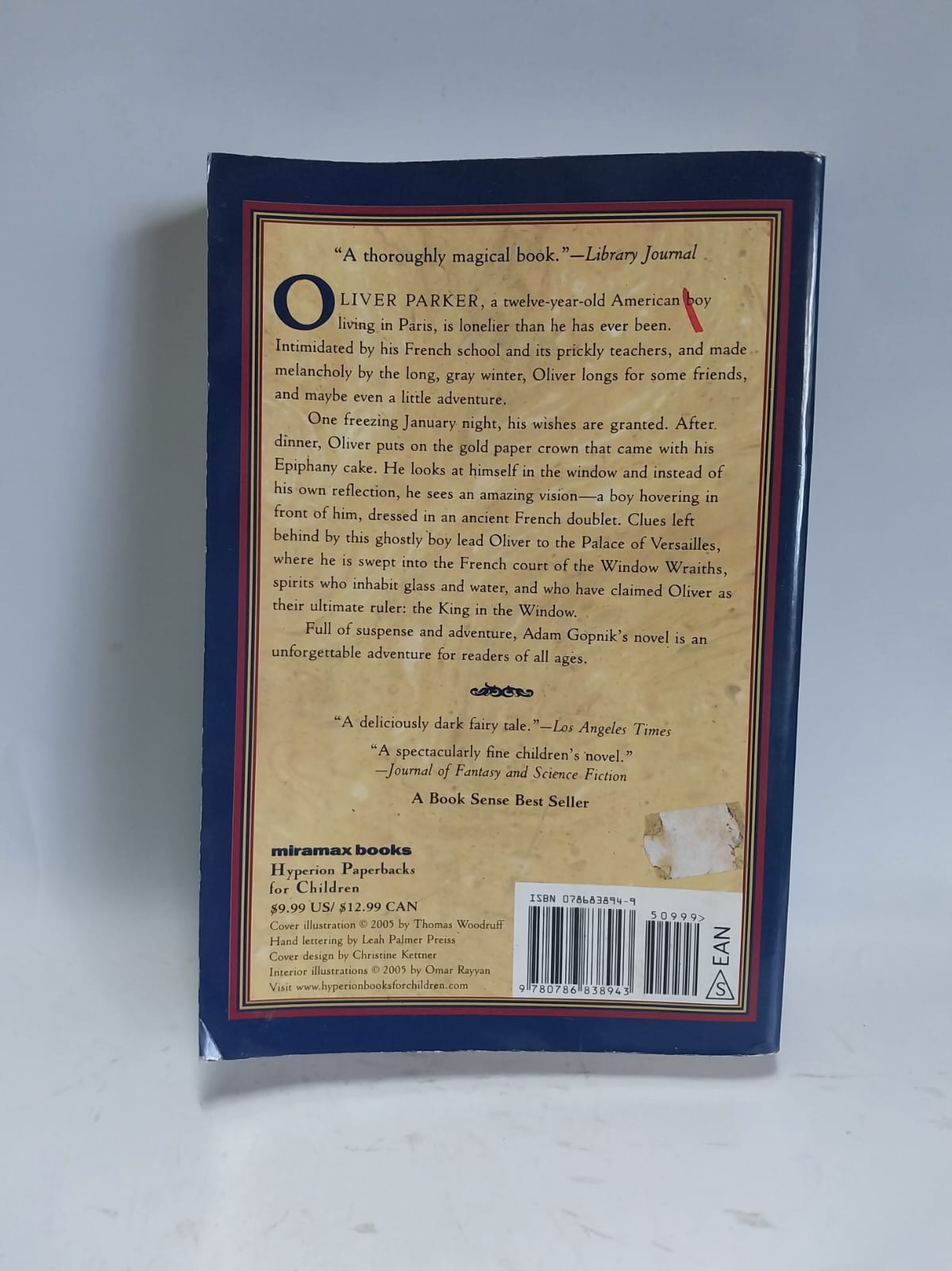 Gopnik, Adam - THE KING IN THE WINDOW