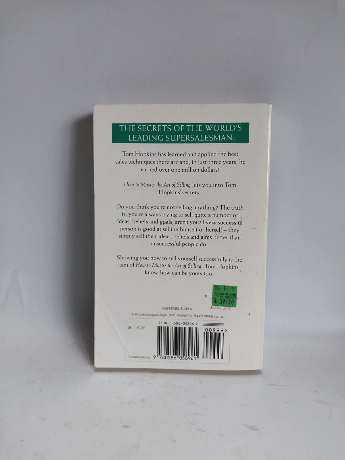 Hopkins, Tom - HOW TO MASTER THE ART OF SELLING
