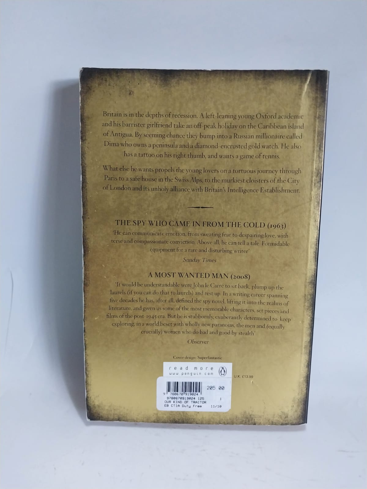 le Carre, John - OUR KIND OF TRAITOR