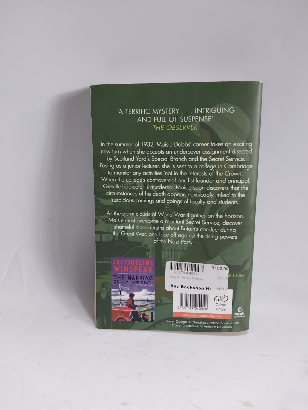 Winspear, Jacqueline - A LESSON IN SECRETS