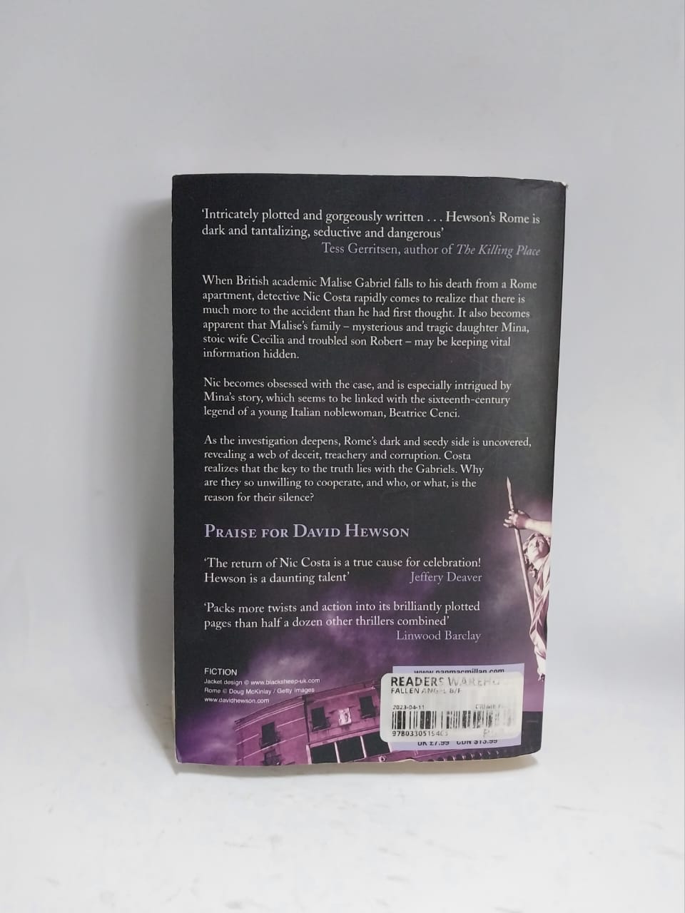 Hewson, David - THE FALLEN ANGEL