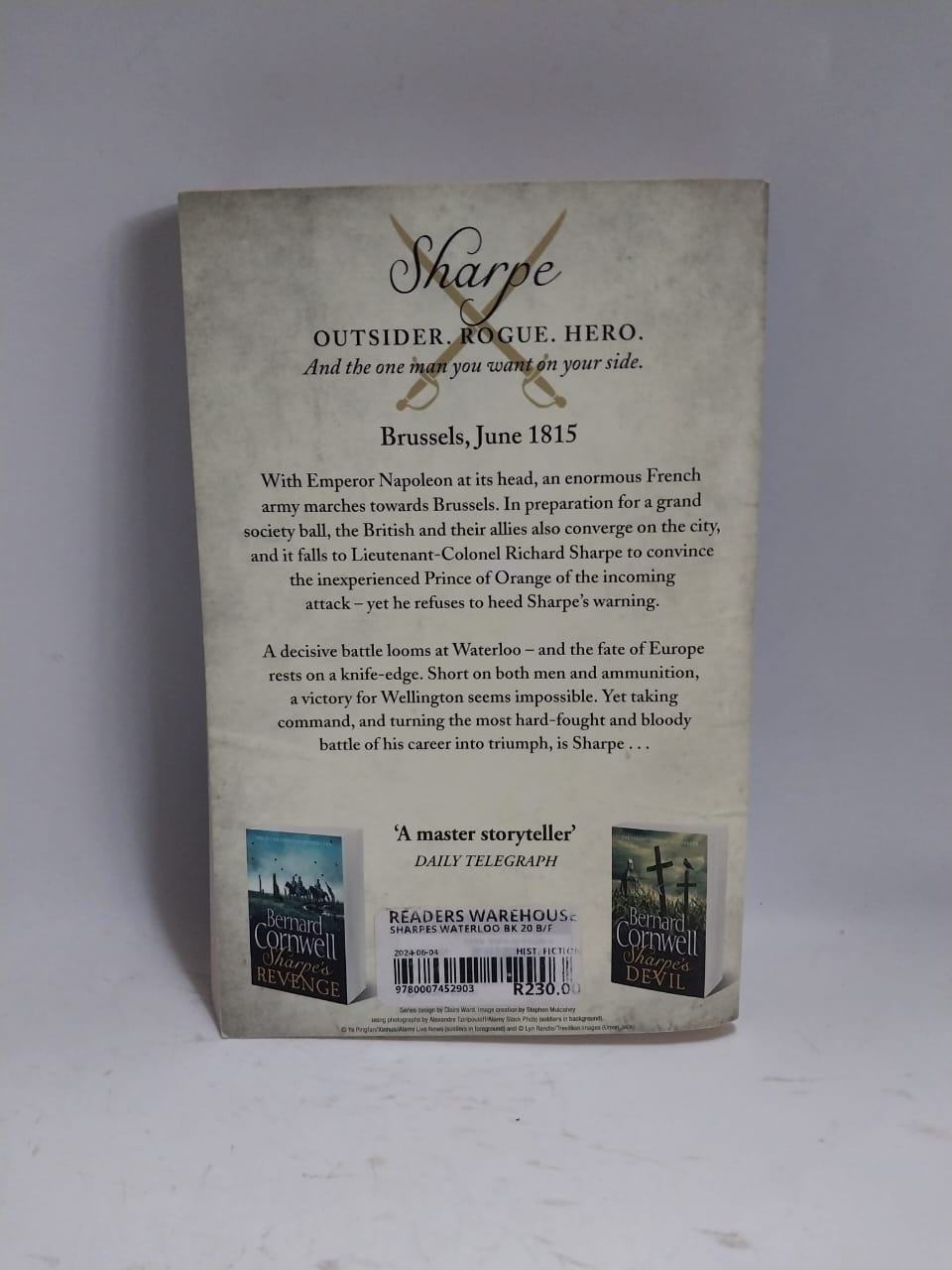 Cornwell, Bernard - SHARPE'S WATERLOO