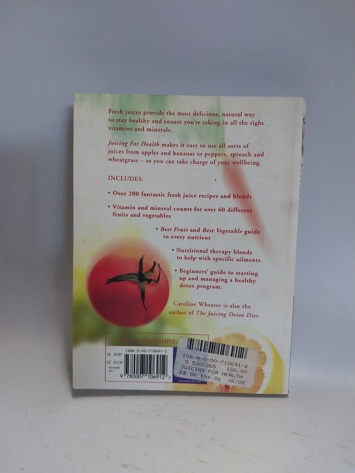 Wheater, Caroline - JUICING FOR HEALTH