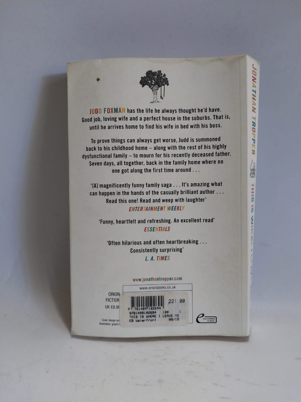 Tropper, Jonathan - THIS IS WHERE I LEAVE YOU