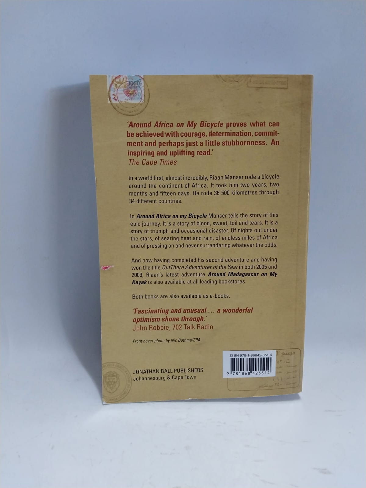 Manser, Riaan - AROUND AFRICA ON MY BICYCLE