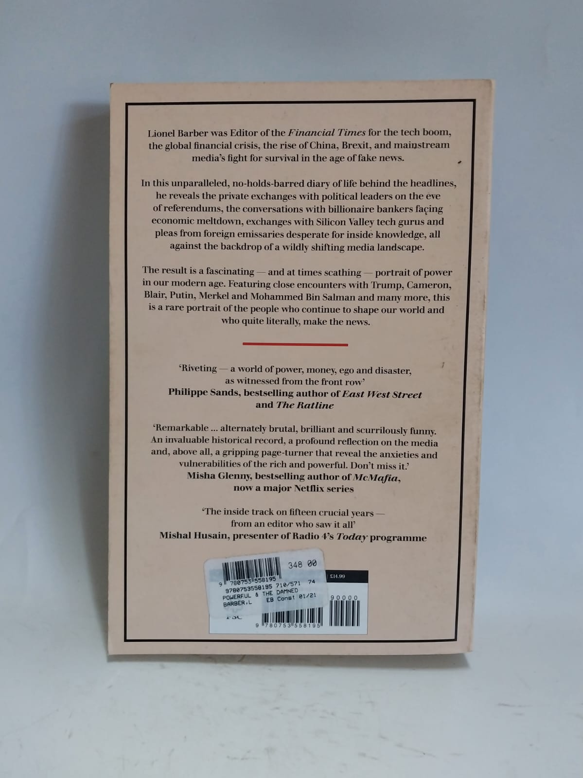 Barber, Lionel - THE POWERFUL AND THE DAMNED