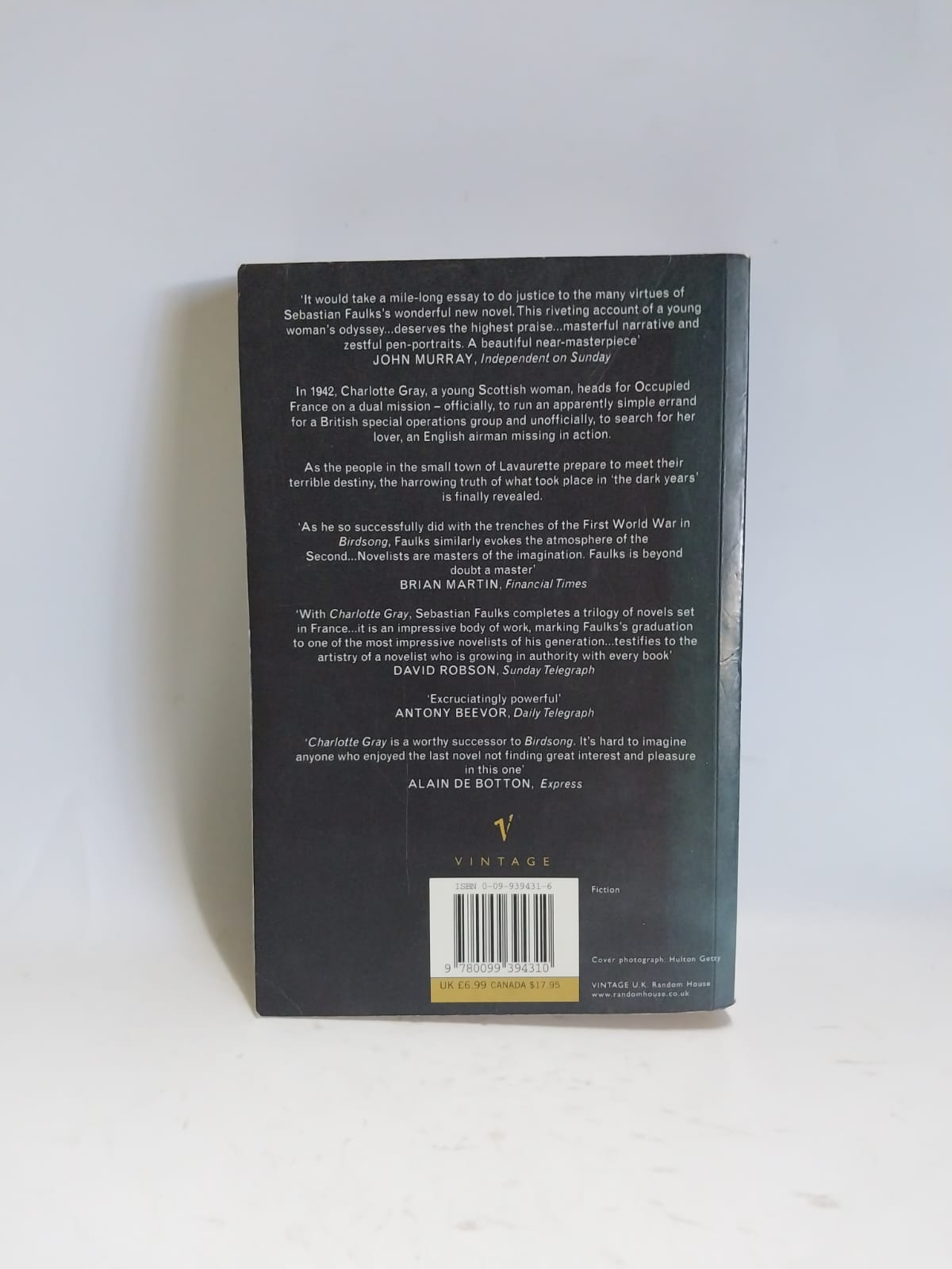 Faulks, Sebastian - CHARLOTTE GRAY