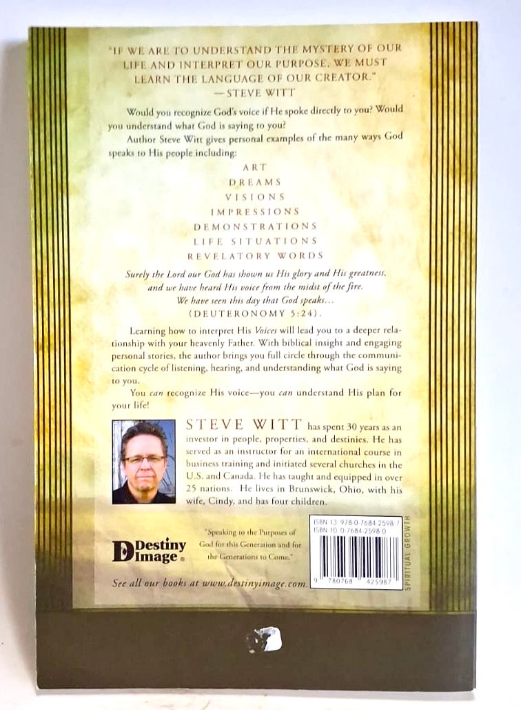 Witt, Steve - VOICES: UNDERSTAND AND RESPONDING TO THE LANGUAGE OF HEAVEN