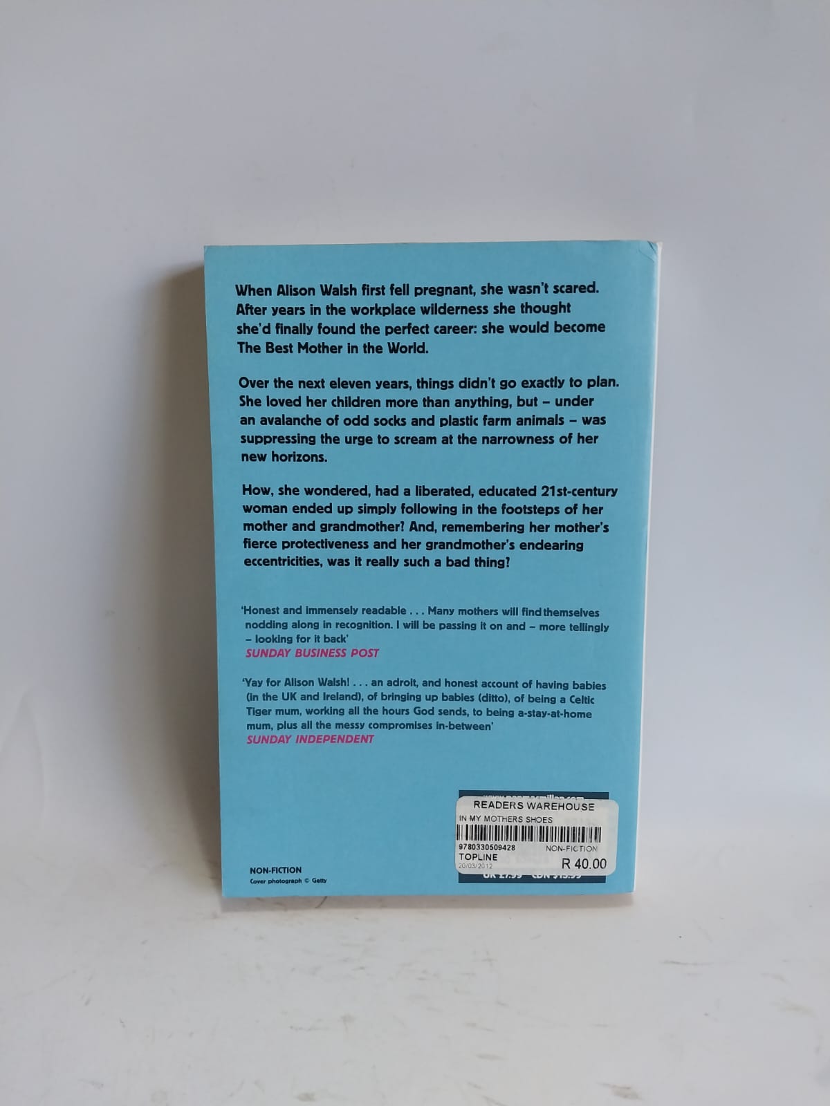 Walsh, Alison - IN MY MOTHER'S SHOES