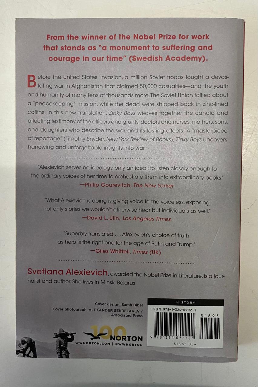 Alexievich, Svetlana - ZINKY BOYS
