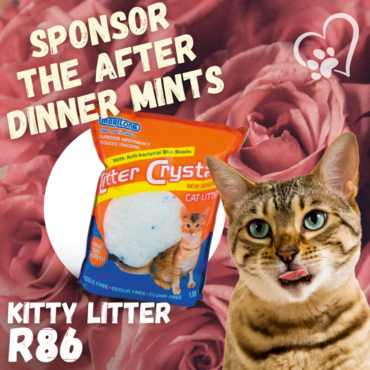 SPONSOR THE KITTY LITTER