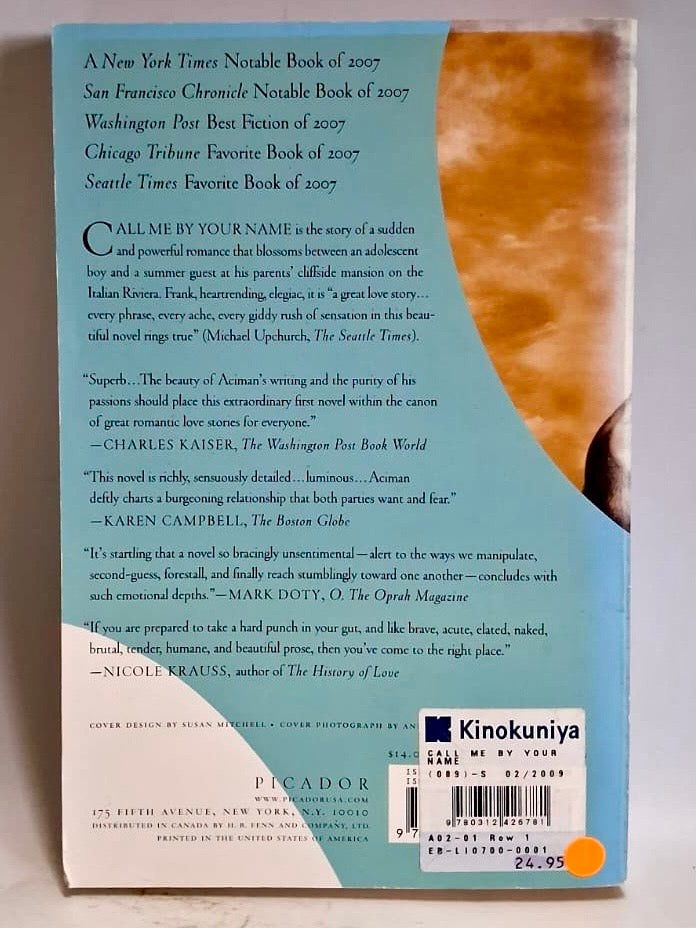 Aciman, André - CALL ME BY YOUR NAME