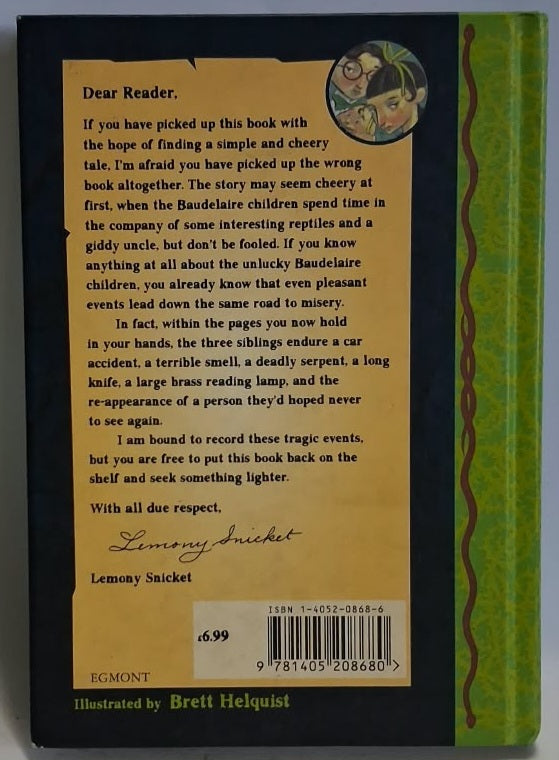 Snicket, Lemony - A SERIES OF UNFORTUNATE EVENTS: THE REPTILE ROOM