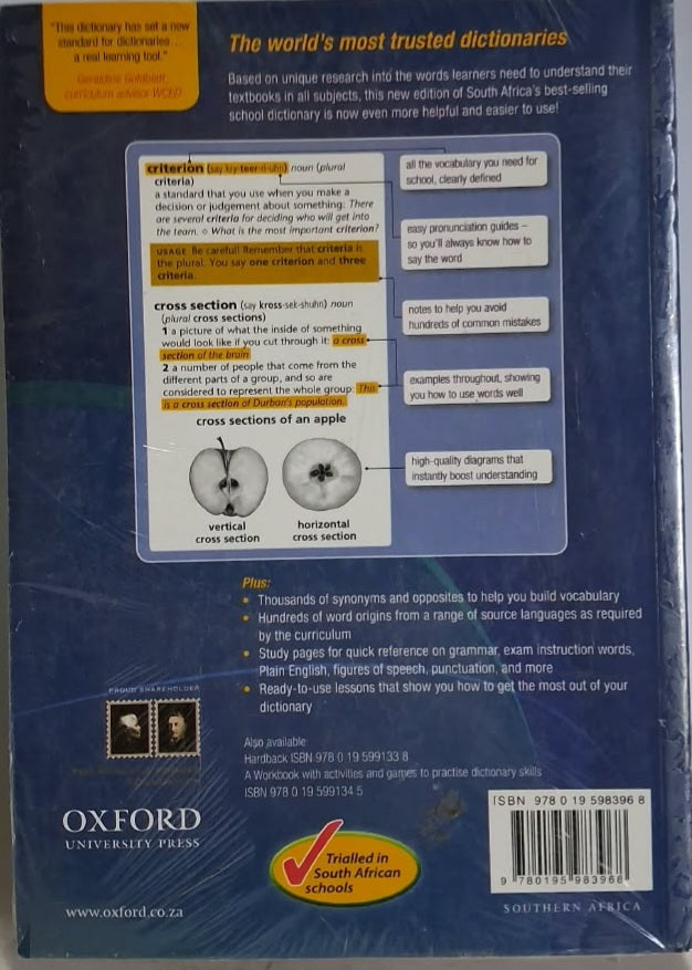 OXFORD SOUTH AFRICAN SCHOOL DICTIONARY