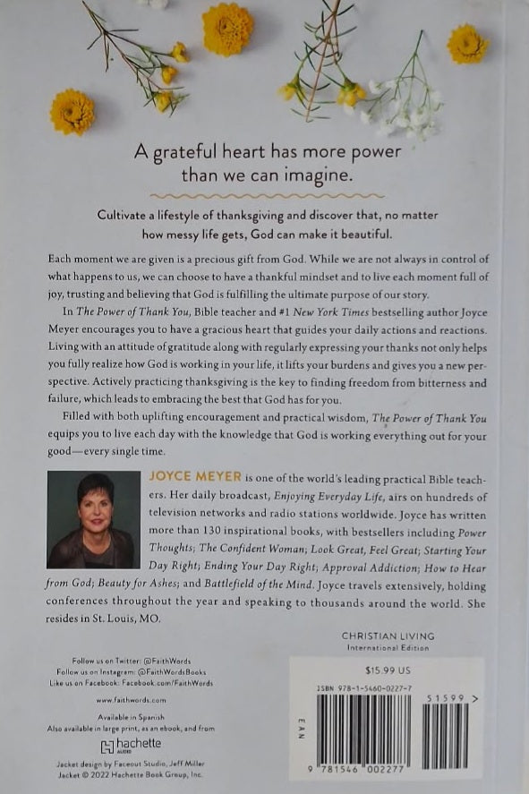 Meyer, Joyce - THE POWER OF THANK YOU