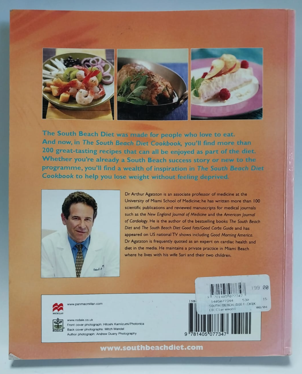 Agatston, Arthur - THE SOUTH BEACH DIET COOKBOOK