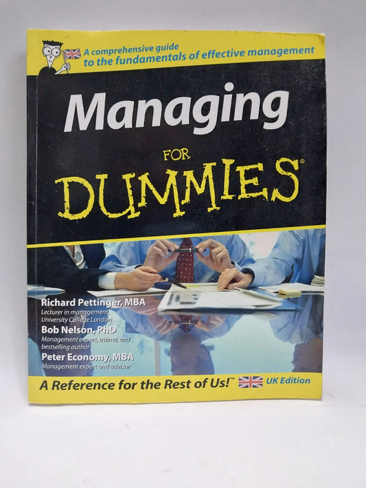 Pettinger, Richard - MANAGING FOR DUMMIES