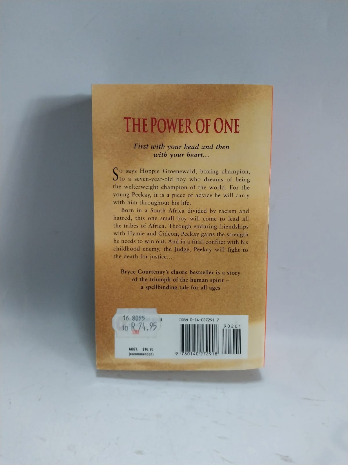 Courtenay, Bryce - THE POWER OF ONE