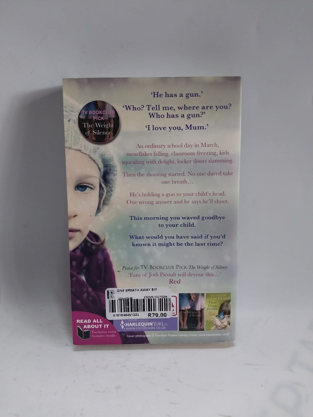 Gudenkauf, Heather - ONE BREATH AWAY