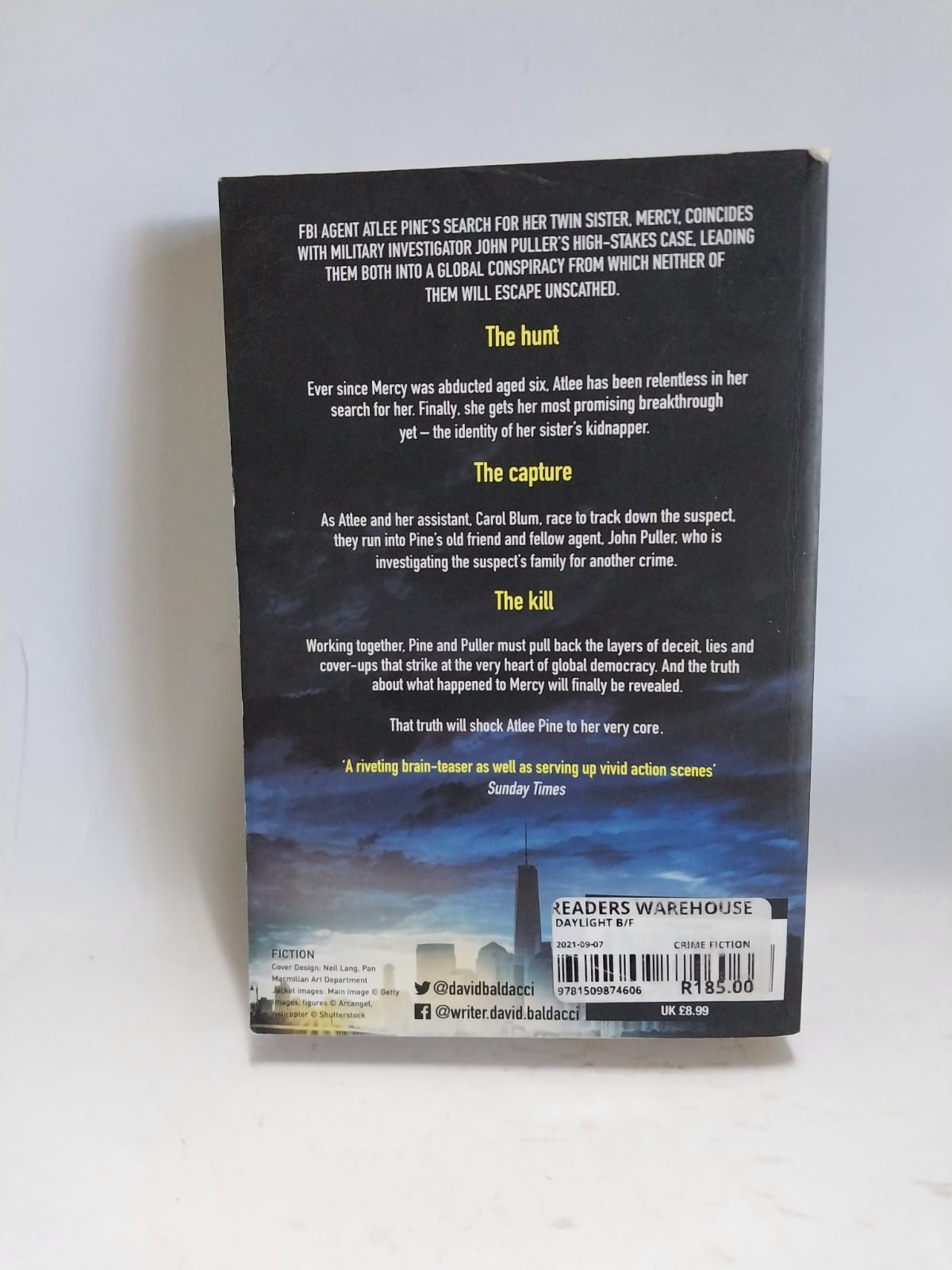 Baldacci, David - DAYLIGHT