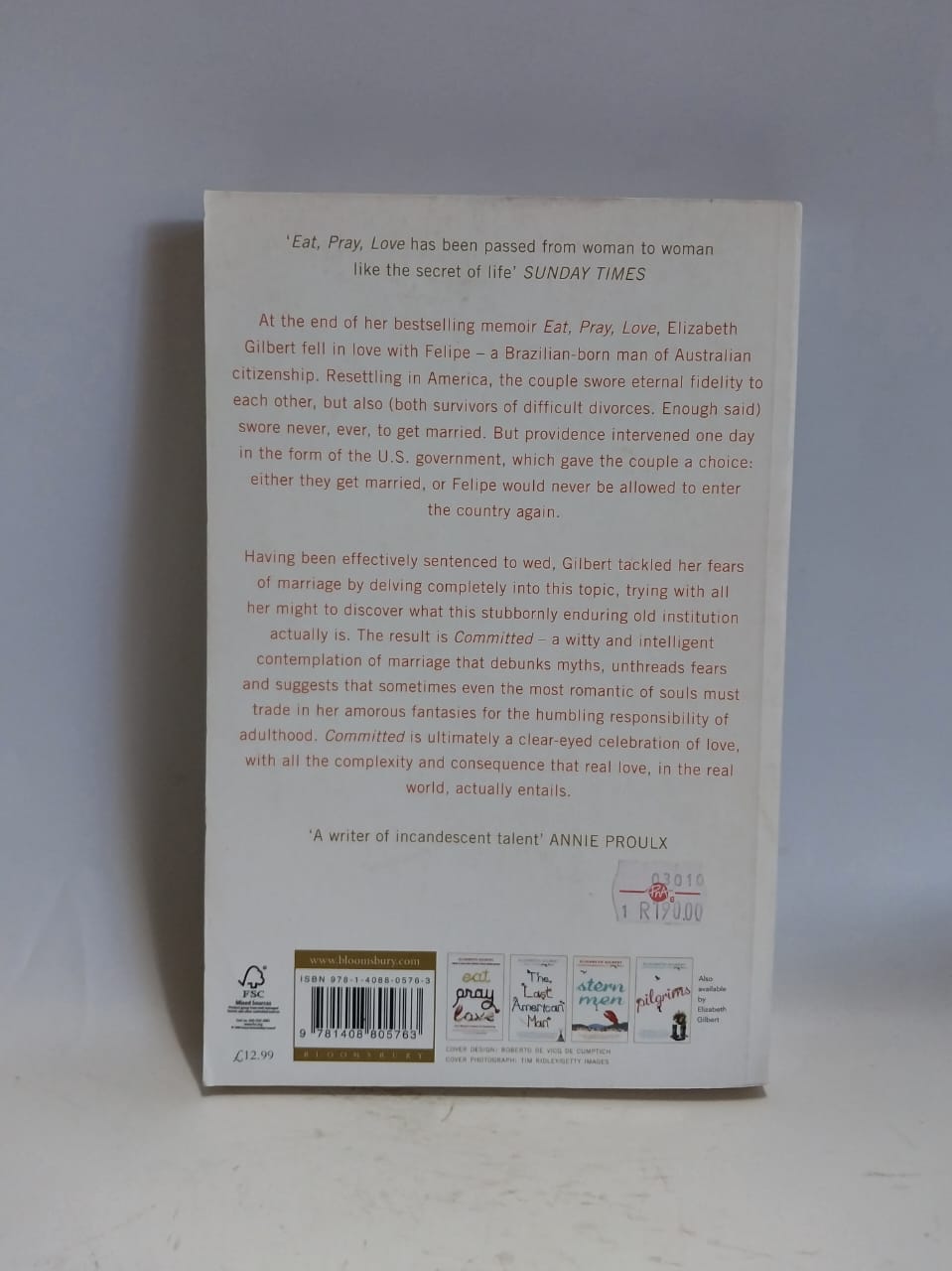 Gilbert, Elizabeth - COMMITTED