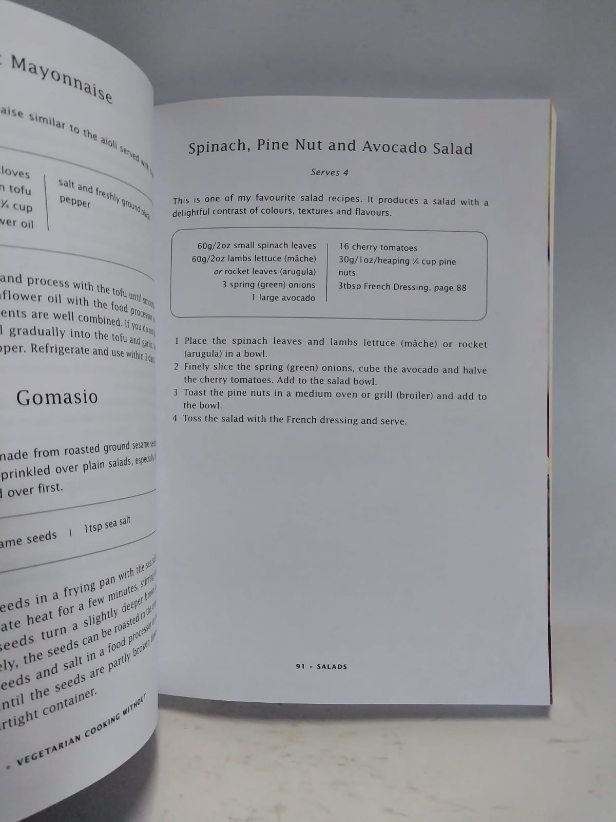 Cousins, Barbara - VEGETARIAN COOKING WITHOUT