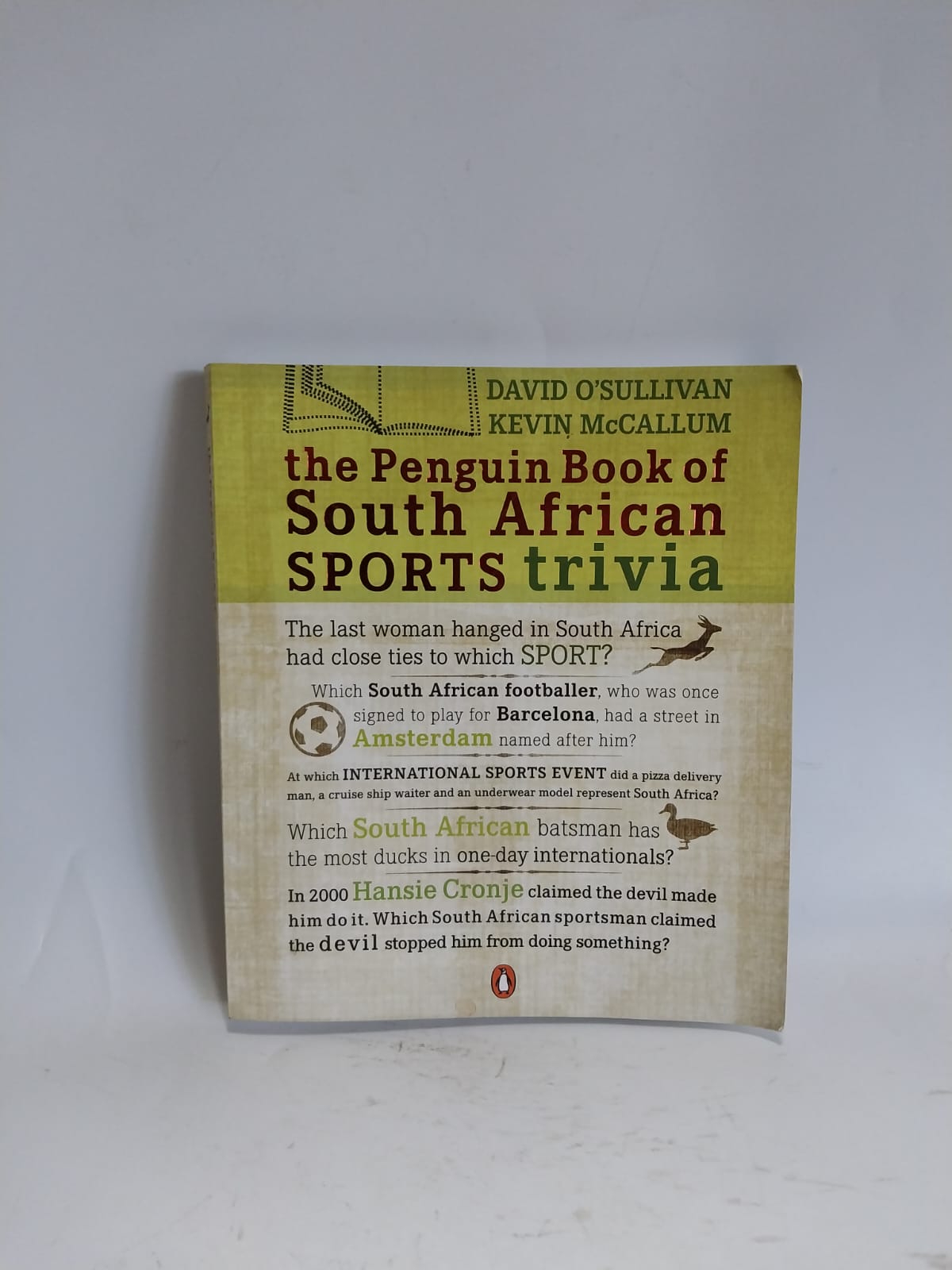 O' Sullivan, David - THE PENGUIN BOOK OF SOUTH AFRICAN SPORTS TRIVIA