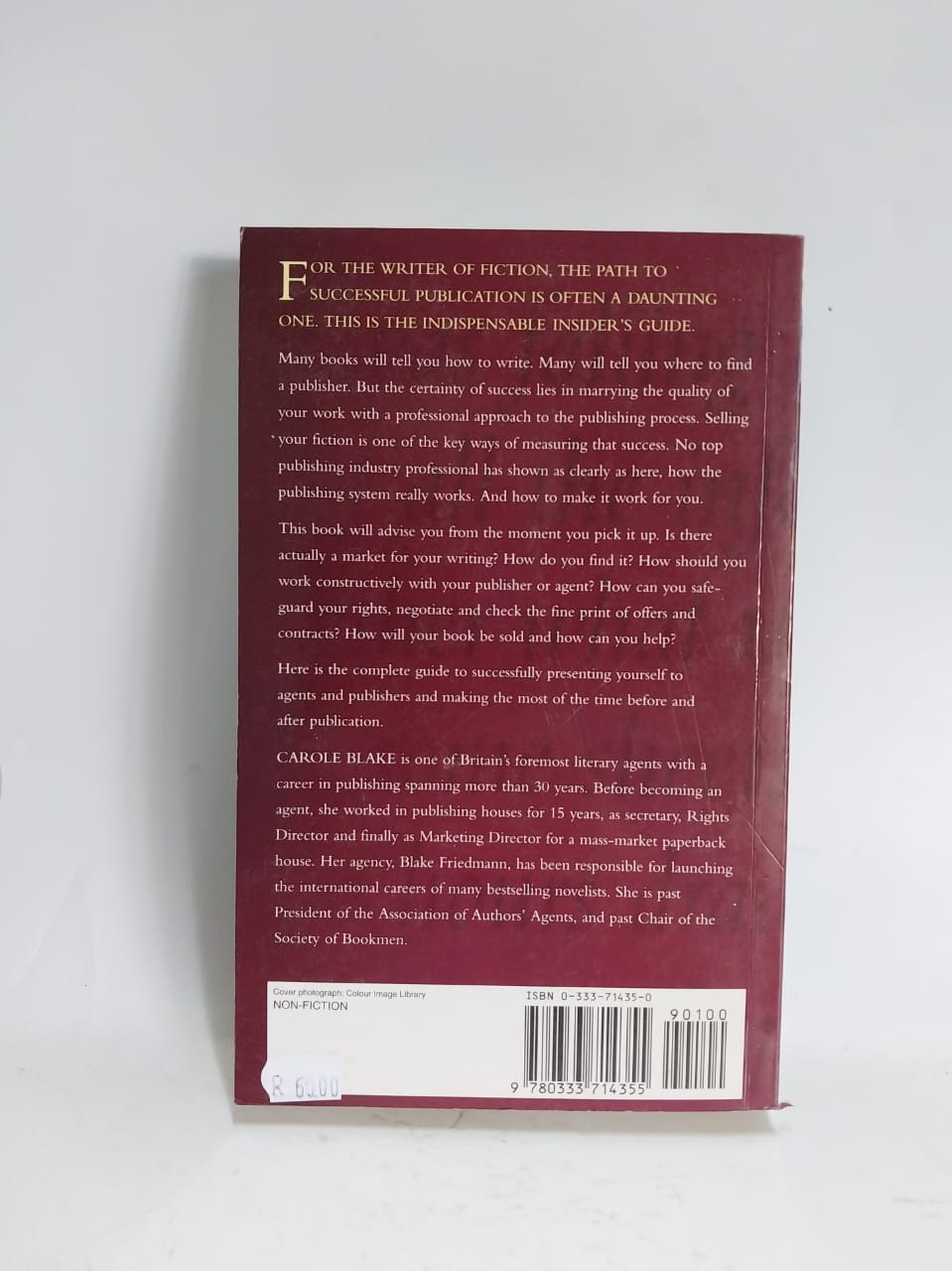 Blake, Carole - FROM PITCH TO PUBLICATION