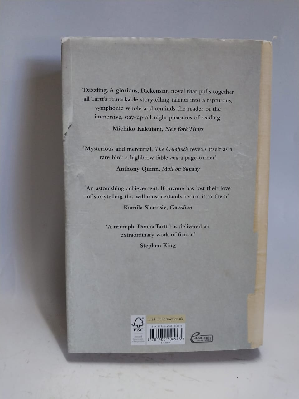 Tartt, Donna - THE GOLDFINCH