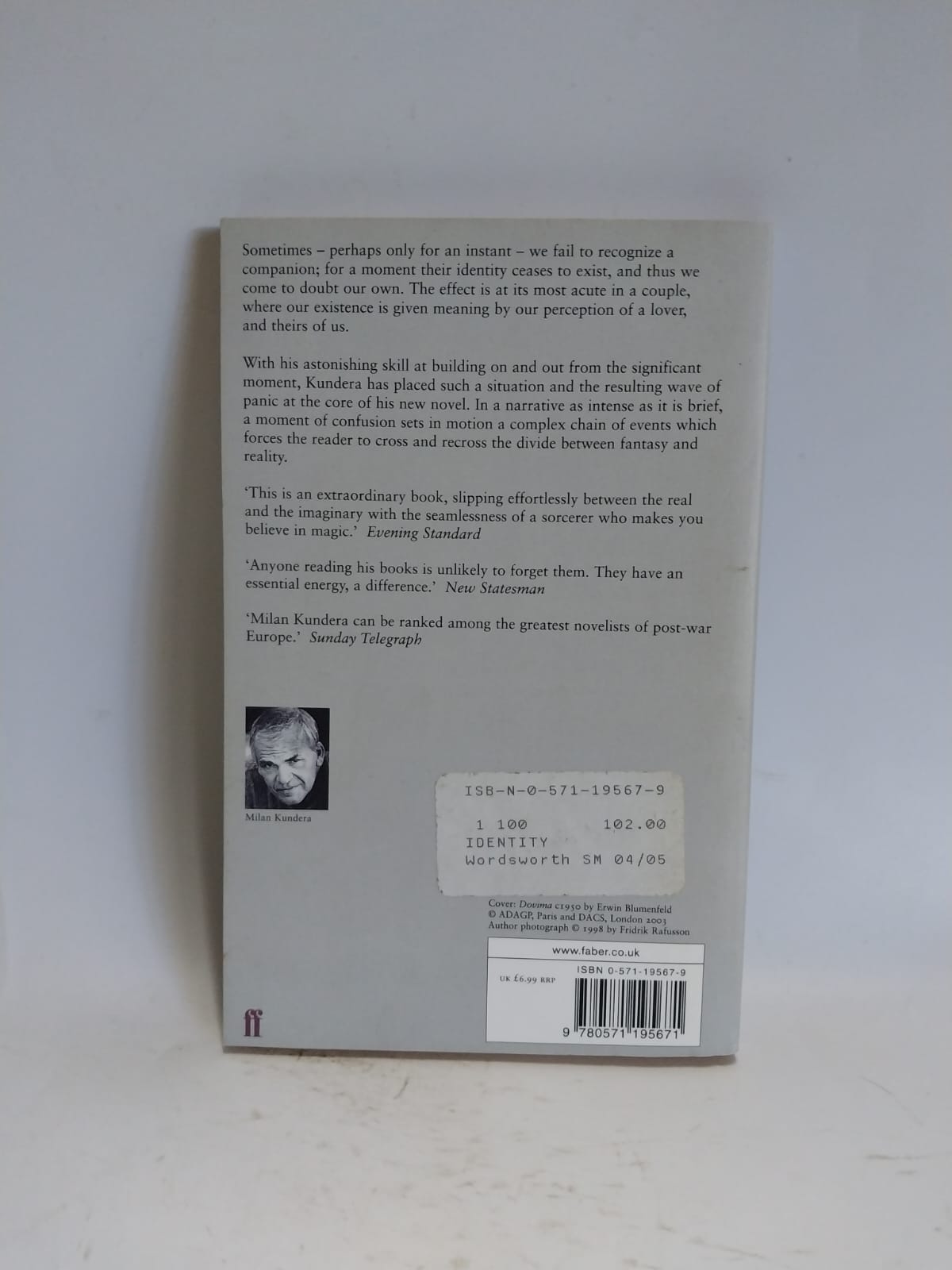 Kundera, Milan - IDENTITY