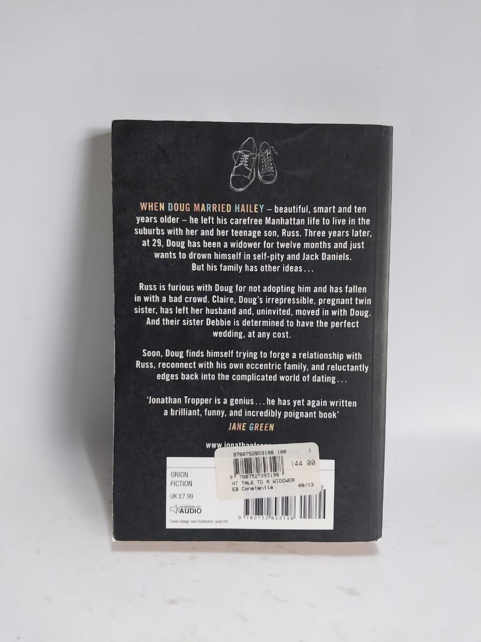 Tropper, Jonathan - HOW TO TALK TO A WIDOWER