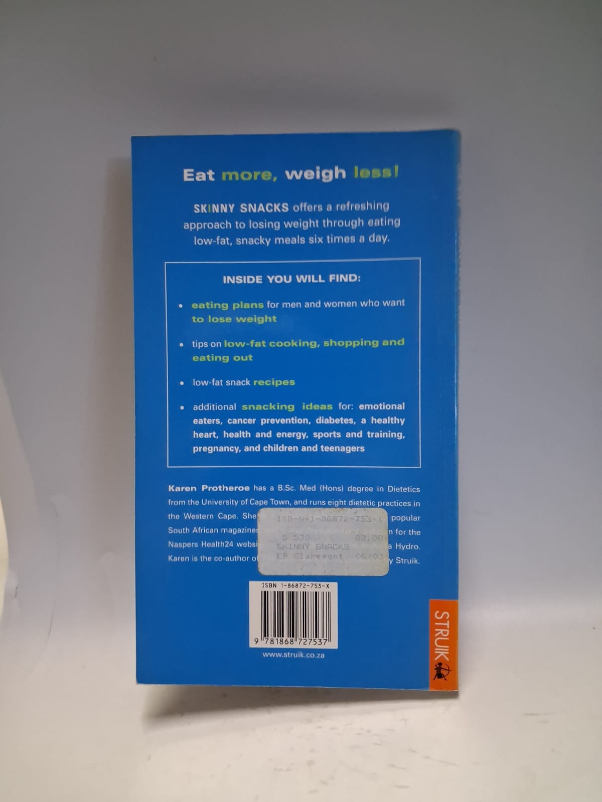 Protheroe, Karen - SKINNY SNACKS