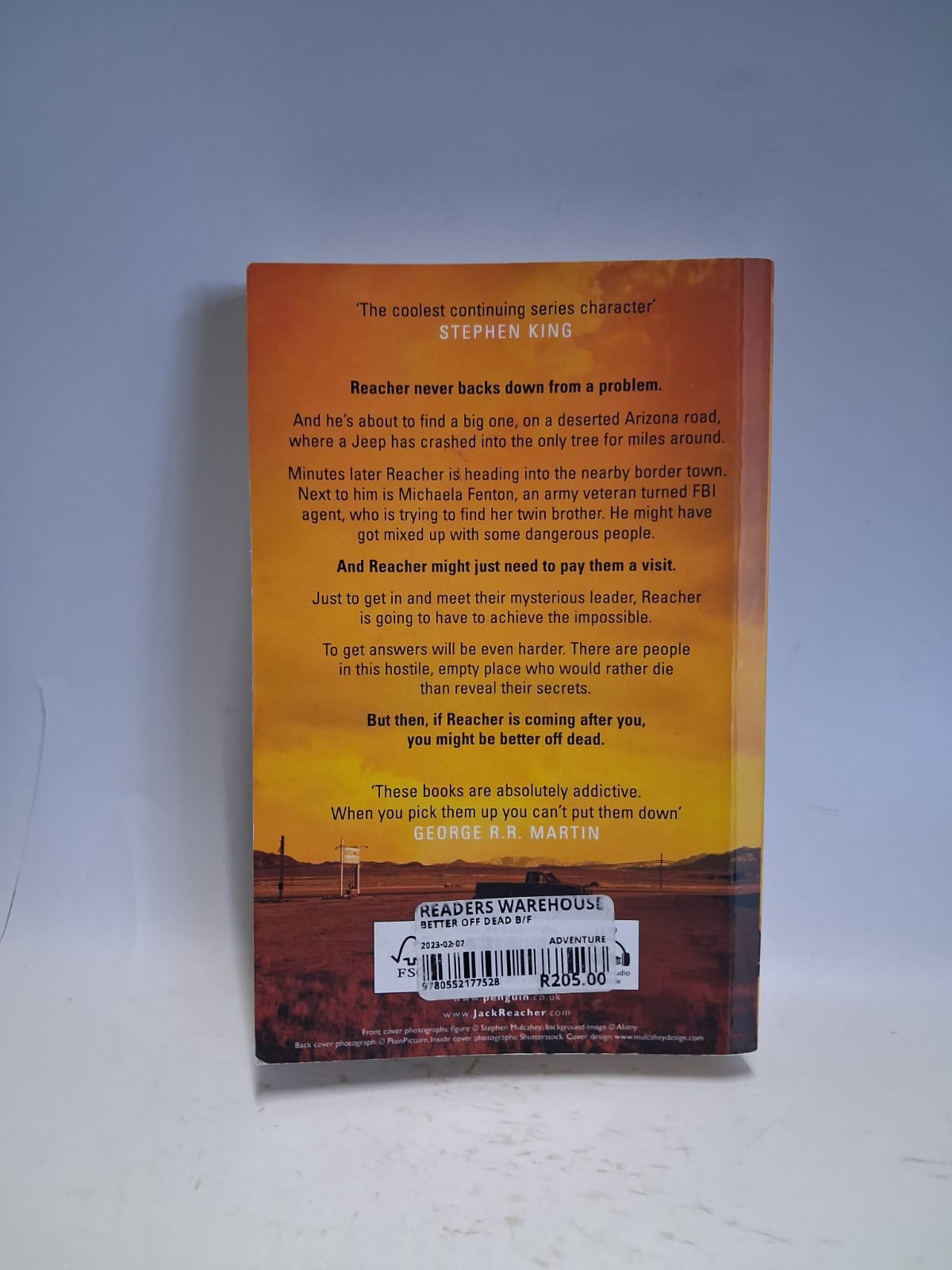 Child, Lee - JACK REACHER: BETTER OFF DEAD