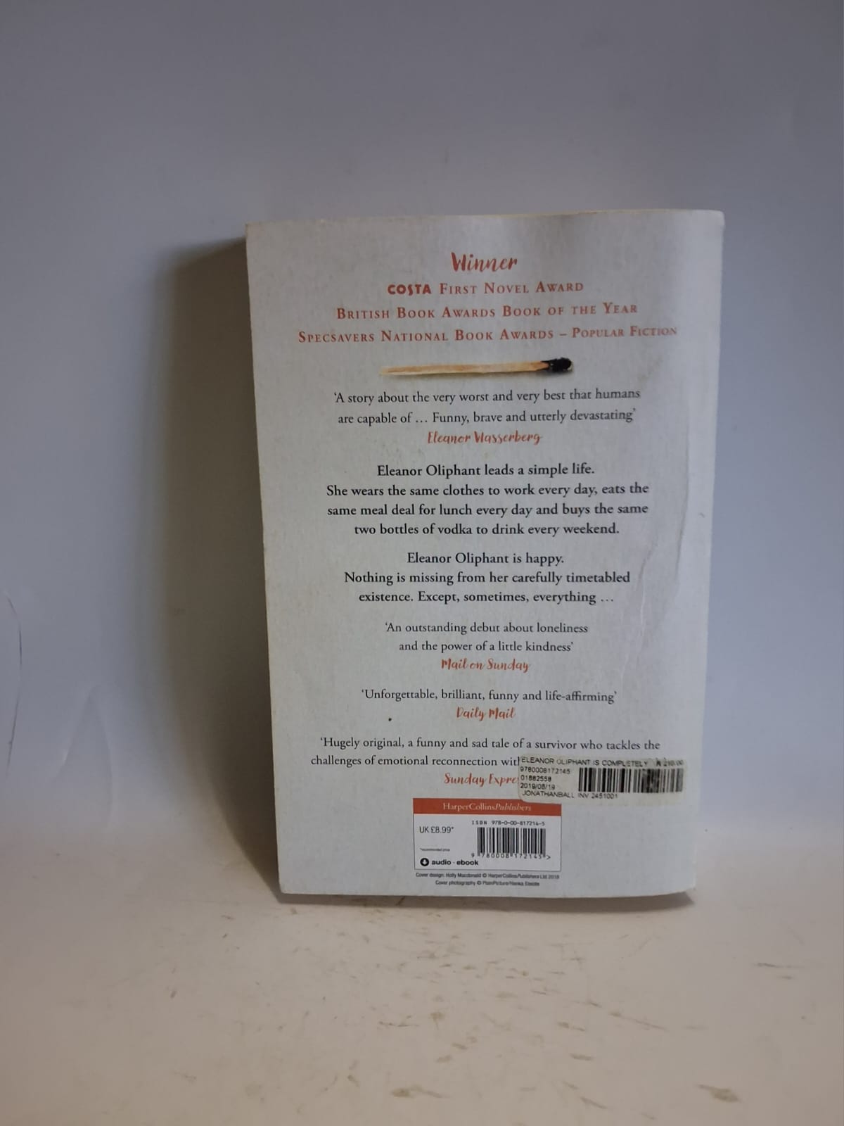 Honeyman, Gail - ELEANOR OLIPHANT IS COMPLETELY FINE