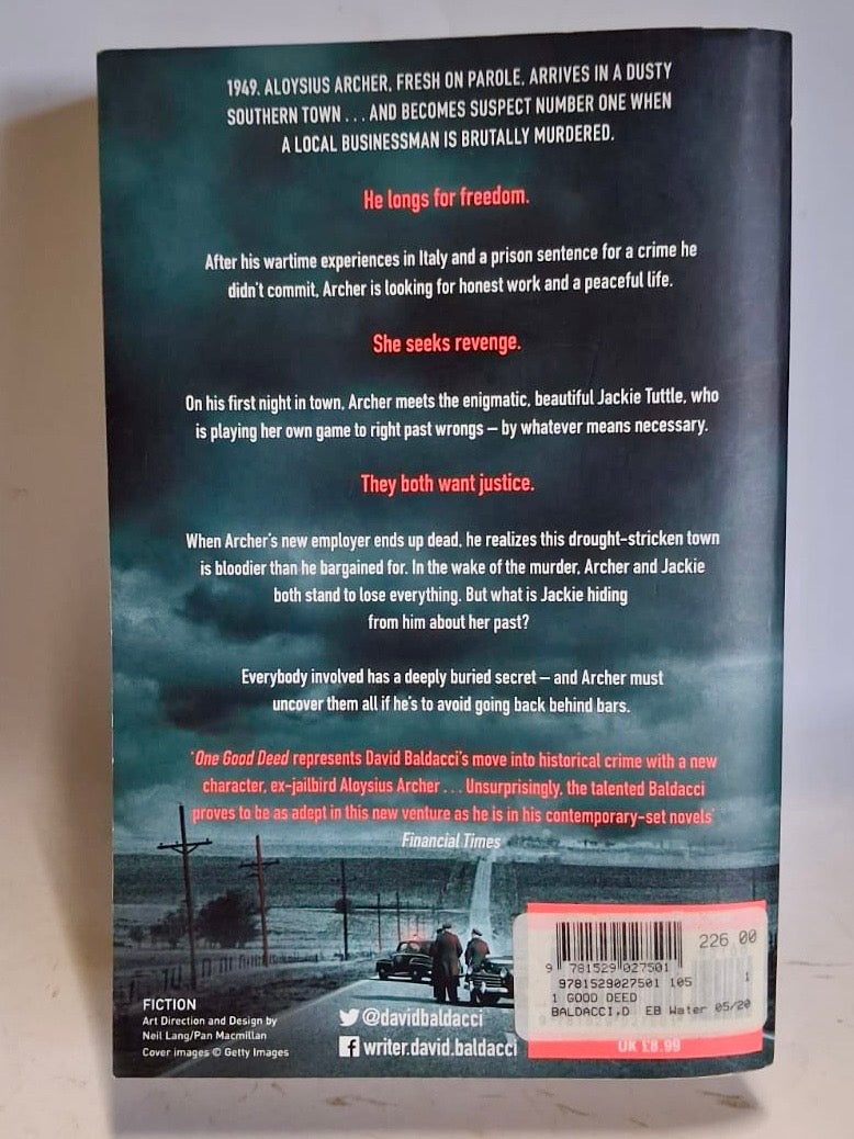 Baldacci, David - ONE GOOD DEED