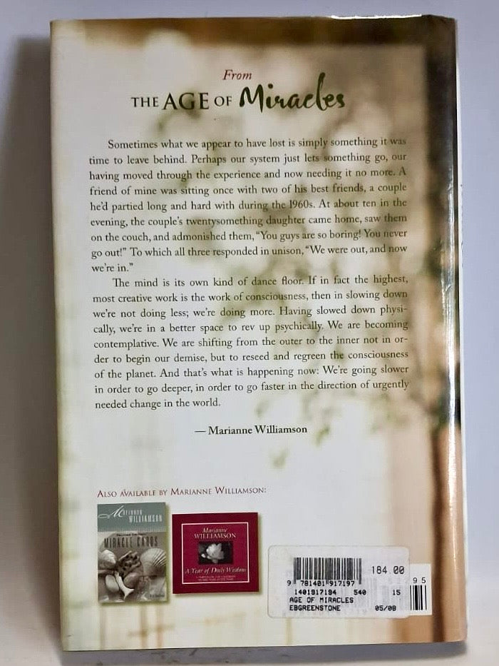 Williamson, Marianne - THE AGE OF MIRACLES