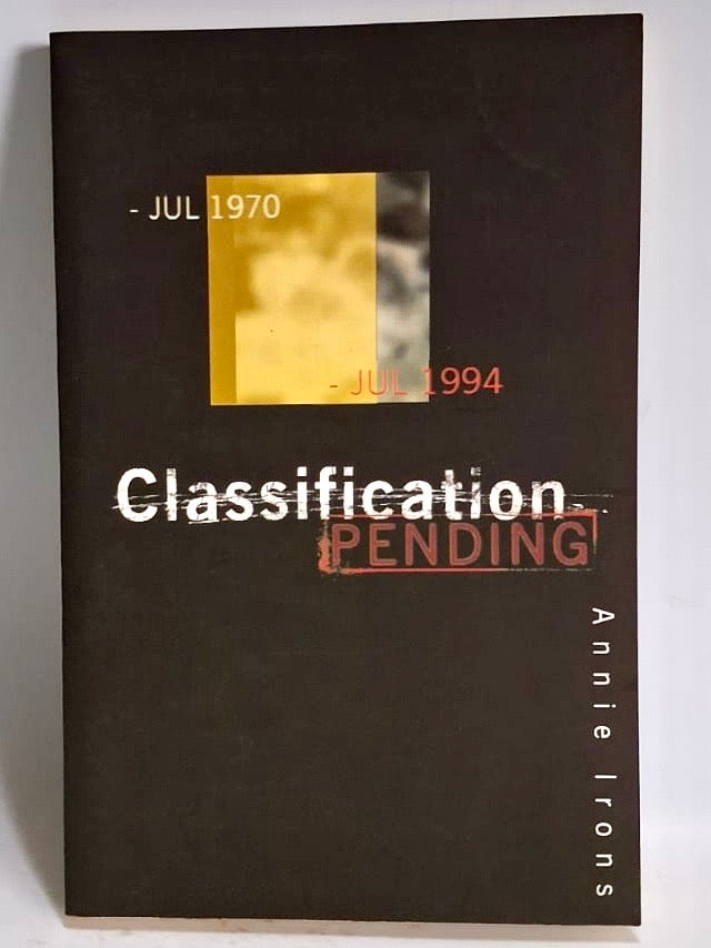 Irons, Annie - CLASSIFICATION PENDING