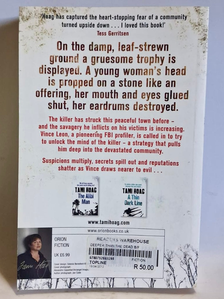 Hoag, Tami - DEEPER THAN THE DEAD