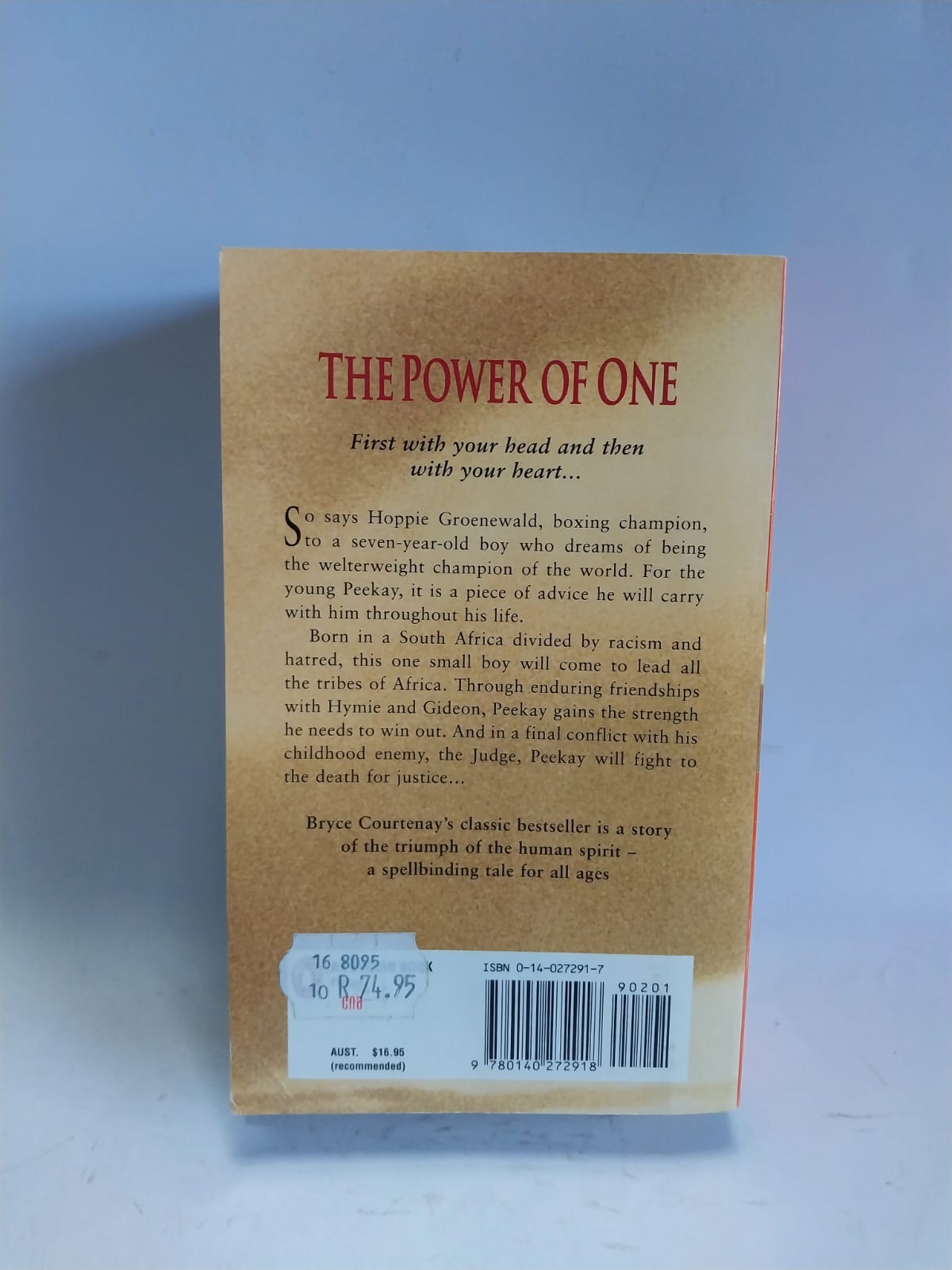 Courtenay, Bryce - THE POWER OF ONE