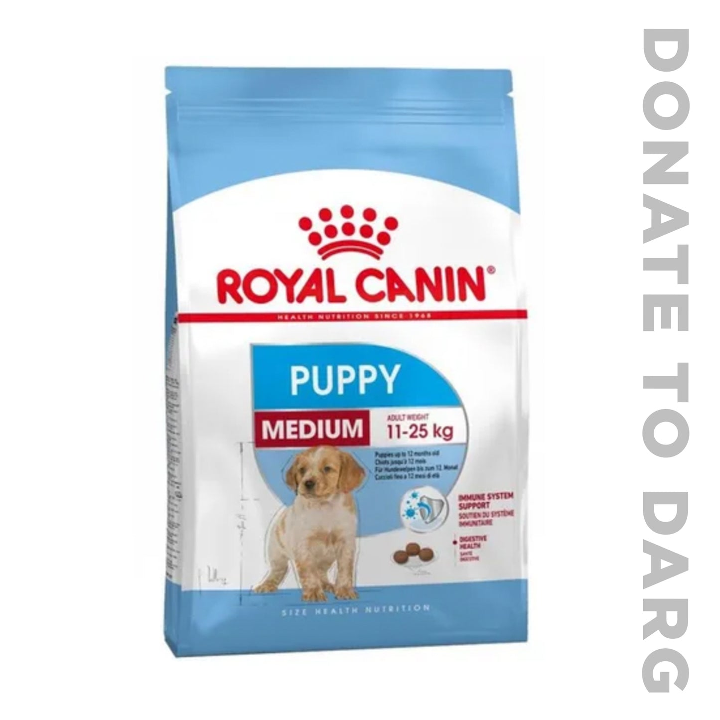 ROYAL CANIN MEDIUM PUPPY FOOD DONATION